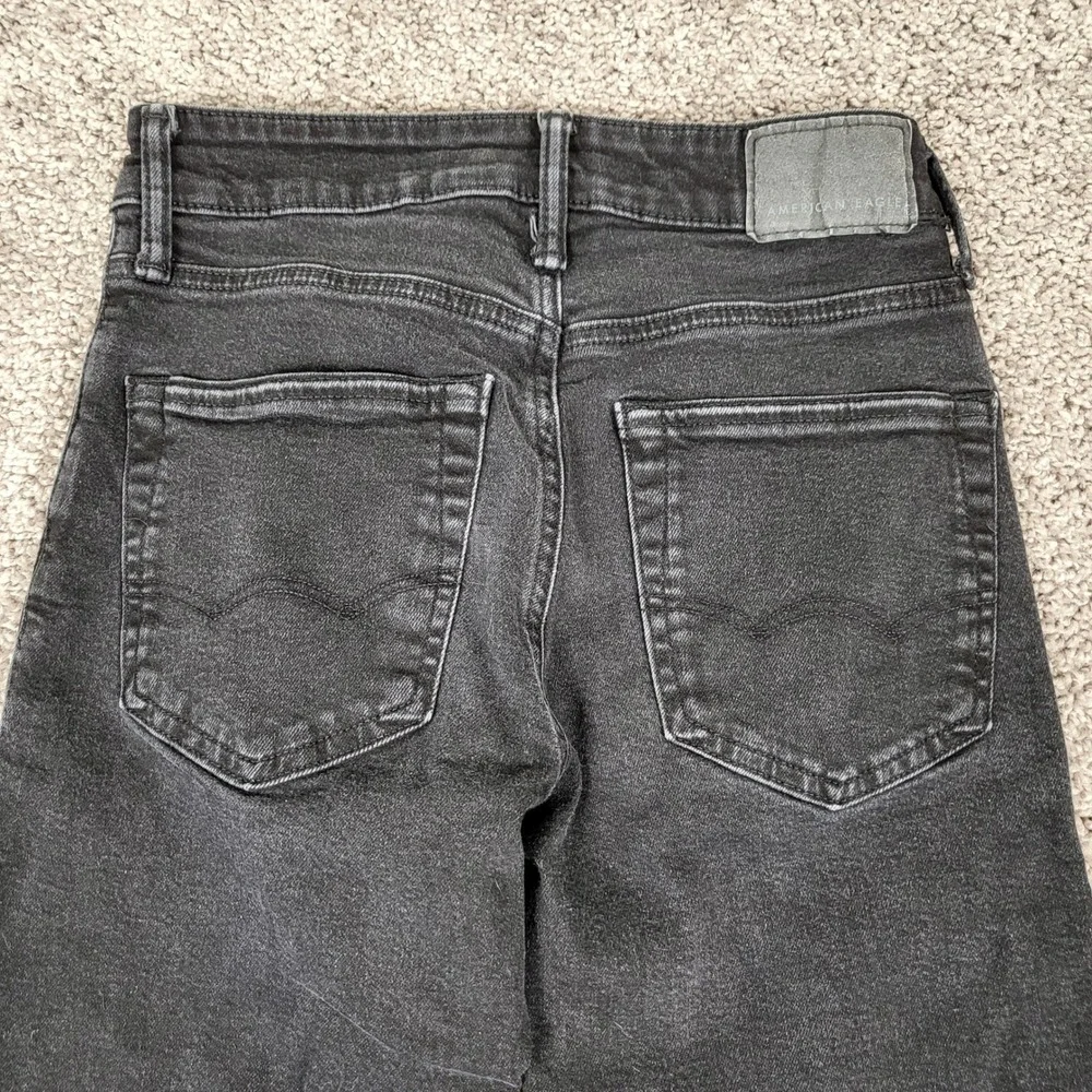 American Eagle Jeans Mens 26x30 Black Good Airflex+ Athletic Fit 0530-6530